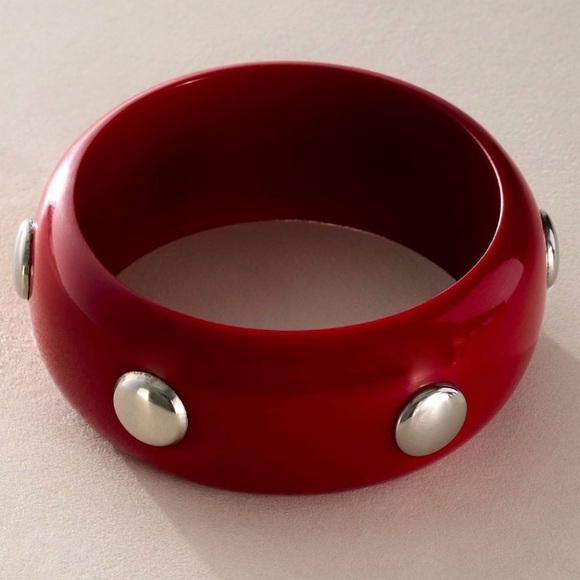 Free People Jewelry - NWT / Free People / Deep Red Bangle / NEW